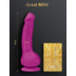 Realistische Vibrator Met Zuignap - 13 cm - Fuchsia - Pleasureplay Realistische VibratorsG - Vibe
