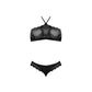 Bandeaux en Panty Set - 2XL Zwart - Pleasureplay Queen sizeMagic Silk