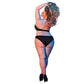 Bandeaux en Panty Set - 2XL Zwart - Pleasureplay Queen sizeMagic Silk