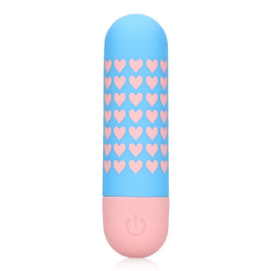 'Heart to Get Bullet Vibrator - 10 Snelheidsmodi, Oplaadbaar - Zwart' - EroticToyzKogel - en MinivibratorsS - Line by Shots