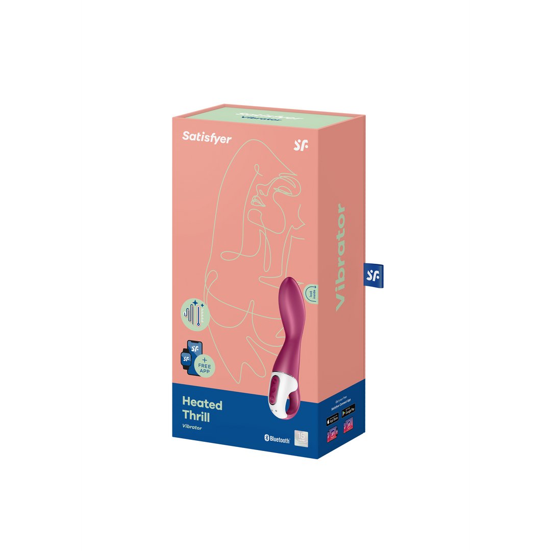 Heated Thrill - Heating Vibrator - EroticToyzProducten,Toys,Vibrators,G - Spot Vibrator,Verwarmende Vibrators,,GeslachtsneutraalSatisfyer