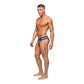 Uitsnijdingsbikini - Houtskool Grijs, S - Pleasureplay BriefsMale Power
