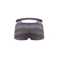 Uitgesneden Mini Shorts - Houtskoolgrijs, S - Pleasureplay BoxershortsMale Power