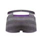 Minishort Met Uitsnede - Houtskoolgrijs - M - Pleasureplay BoxershortsMale Power