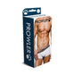 Heren Trunk - Wit/Zwart - Pleasureplay Producten,Lingerie,Lingerie voor Hem,Boxershorts,,MannelijkProwler