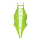 Neon Hooggesneden Body - Neonroze - Pleasureplay Bodysuits TeddiesOuch! by Shots