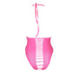 Neon Body - UV - Geactiveerd, Hoog - Gesneden, Neonroze/Neongroen, XS/XXXXL - Pleasureplay Bodysuits TeddiesOuch! by Shots