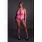 Neon Body - UV - Geactiveerd, Hoog - Gesneden, Neonroze/Neongroen, XS/XXXXL - Pleasureplay Bodysuits TeddiesOuch! by Shots