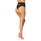 Kanten Slipje - Hoog Getailleerd, Zwart - Pleasureplay Strings en SlipjesDreamgirl