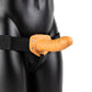Strap - On Dildo - Verstelbaar en Hol - 15.5 cm - Bruin - Pleasureplay HolRealRock by Shots