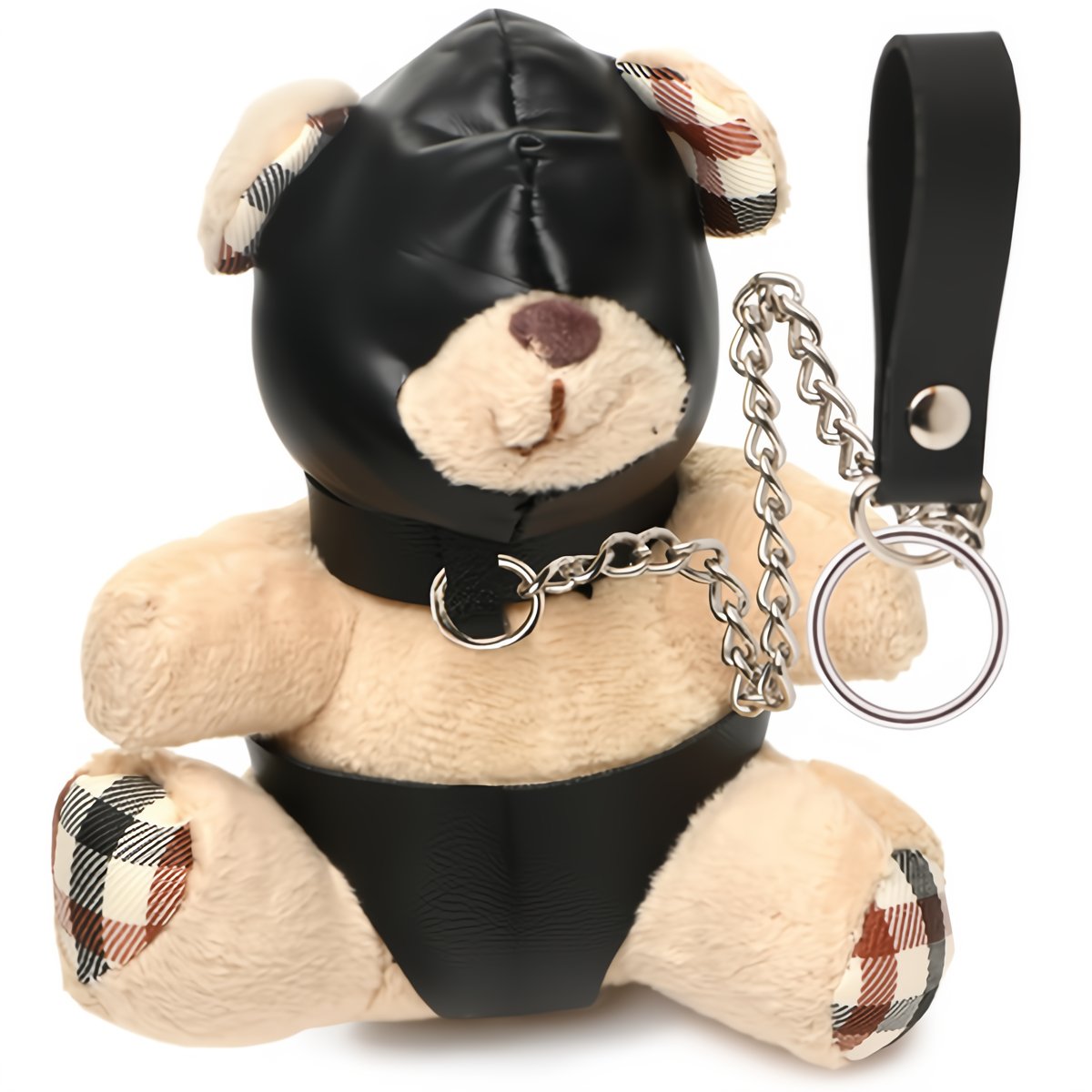 Hooded Teddy Bear Keychain - Tan - EroticToyzProducten,Grappige Erotische Gadgets,Feestartikelen,,GeslachtsneutraalXR Brands