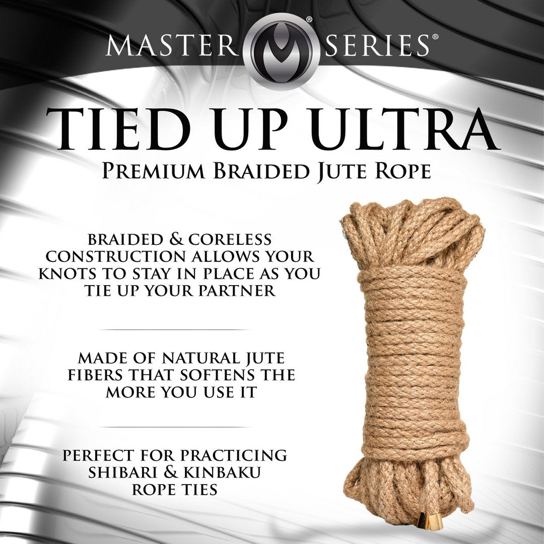 Hoogwaardig Gevlochten Jute Touw - 50ft - 6mm - Bruin - EroticToyzProducten,Toys,Fetish,Touwen,Nieuwe Producten,,GeslachtsneutraalXR Brands