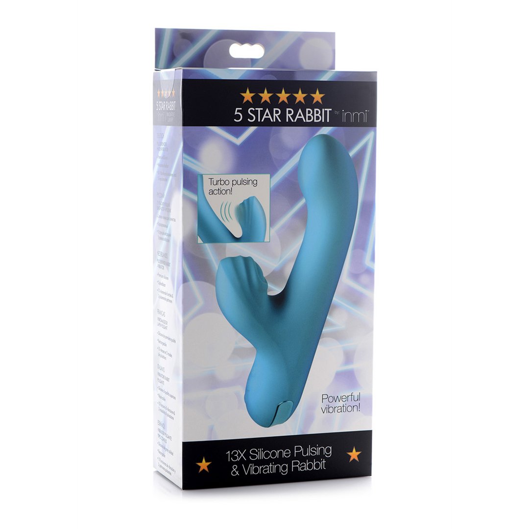 Hoogwaardige Silicone Pulserende en Vibrerende Rabbit voor G - spot Stimulatie - Waterproof en Lichaamsveilig - EroticToyzRabbit VibratorsXR Brands