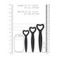 Vaginale Dilator Set - Silicone 5 - delig Met Bullet - Vibrator - Pleasureplay DilatatorsetsOuch! by Shots