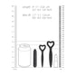 Vaginale Dilator Set - Silicone 5 - delig Met Bullet - Vibrator - Pleasureplay DilatatorsetsOuch! by Shots