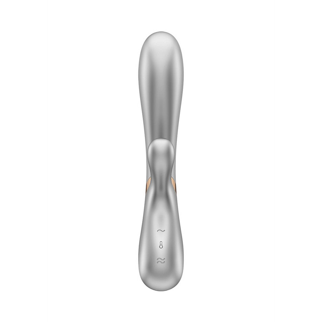 Hot Lover - Heating Rabbit Vibrator - Champagne - EroticToyzProducten,Toys,Vibrators,Rabbit Vibrators,Verwarmende Vibrators,,VrouwelijkSatisfyer