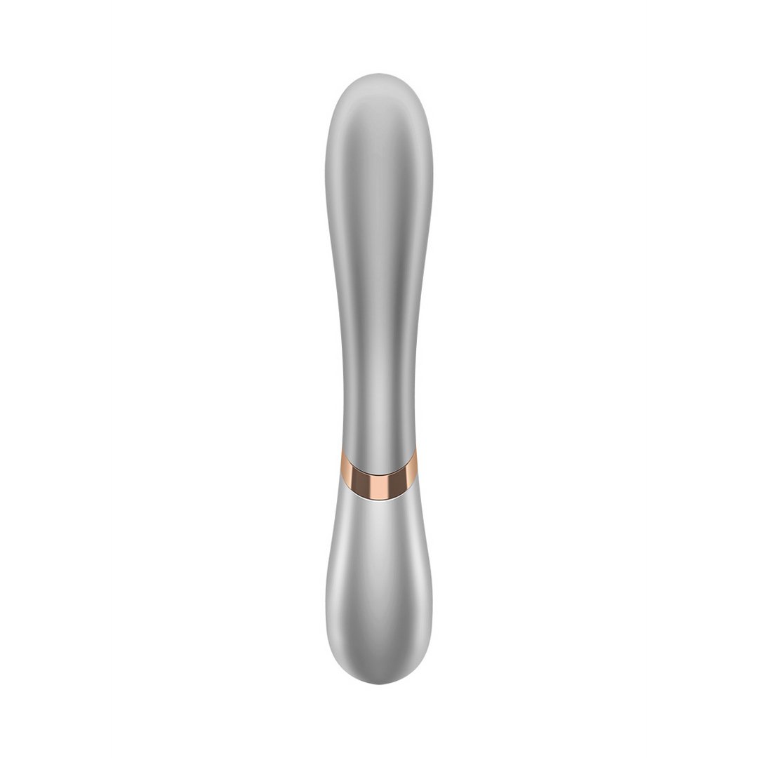 Hot Lover - Heating Rabbit Vibrator - Champagne - EroticToyzProducten,Toys,Vibrators,Rabbit Vibrators,Verwarmende Vibrators,,VrouwelijkSatisfyer