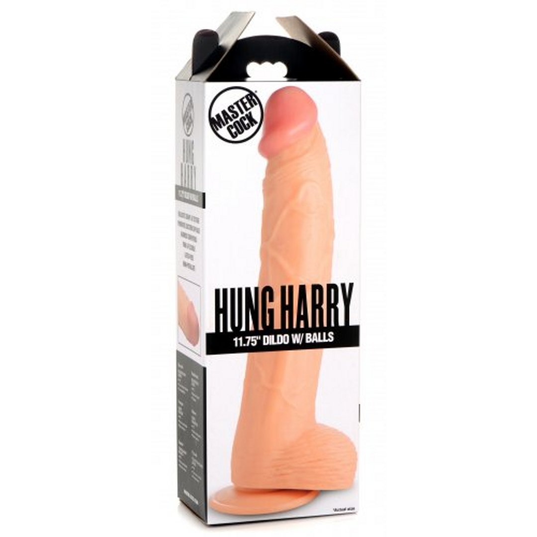 'Hung Harry Realistische Dildo 30 cm Met Zuignap - Huidkleurig' - EroticToyzRealistische Dildo'sXR Brands