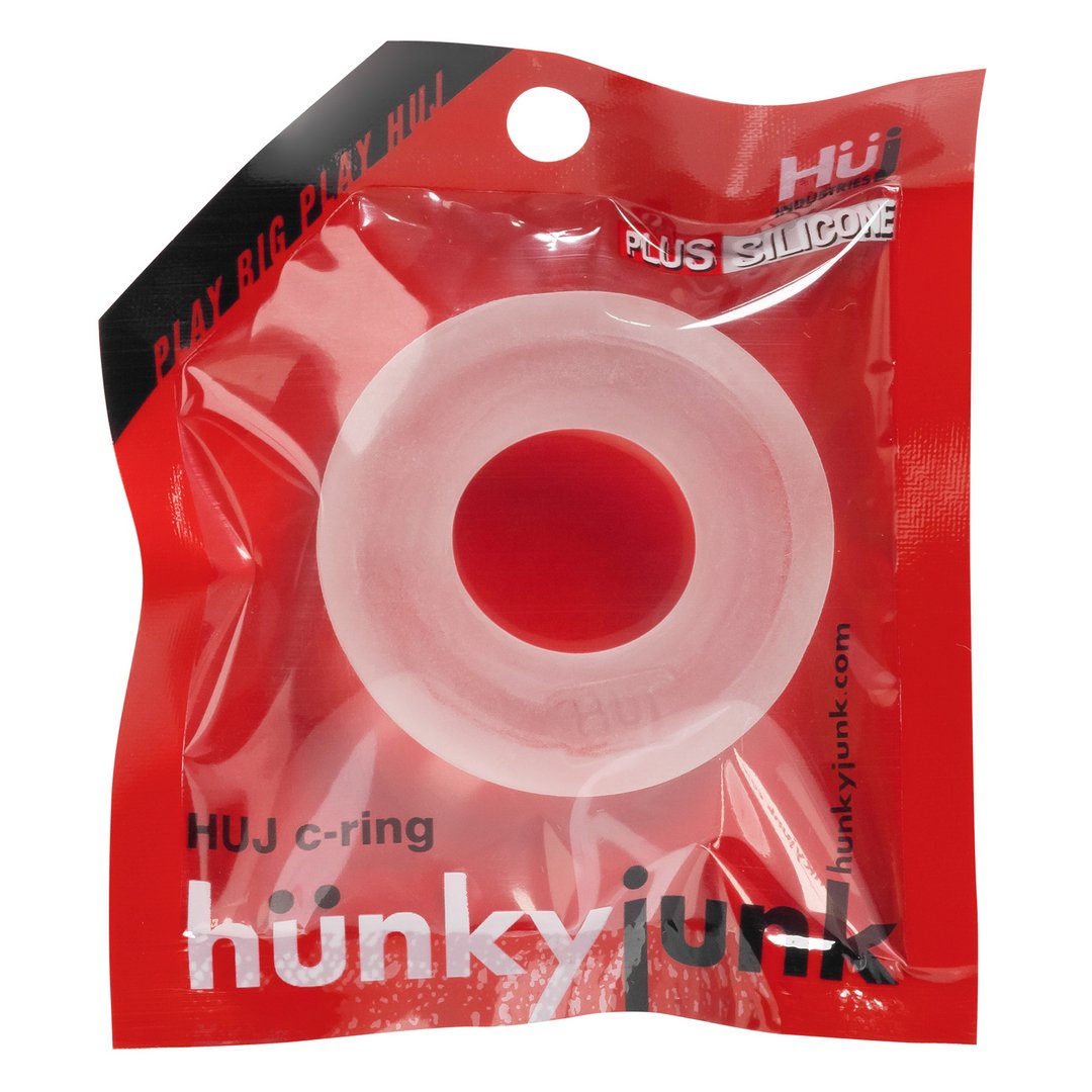 Hünkyjunk HUJ Cock Ring Met Groef - Ice - EroticToyzCockringenHunkyjunk