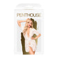 Kimono Met Kant En String - Zwart - Pleasureplay NachtkledingPenthouse Lingerie