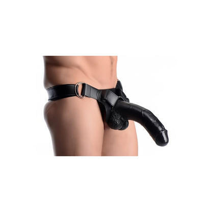 'Infiltrator II Holle Strap - On met Verstelbare Bandjes - Zwart' - EroticToyzHolXR Brands