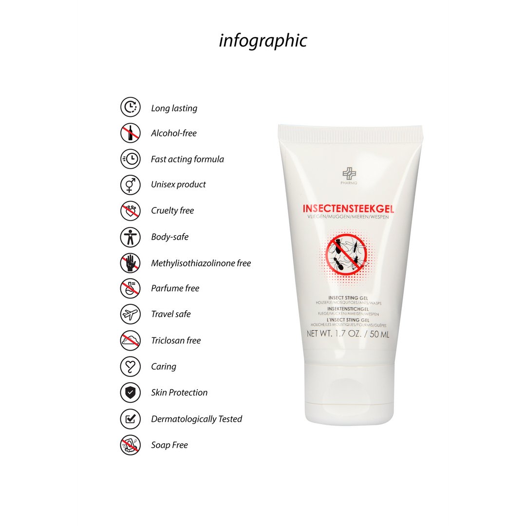 Insect Sting Gel - 50 ml - EroticToyzProducten,Veilige Seks, Verzorging Hulp,HygiÃ«ne,Bad Douche,Body Lotion,,GeslachtsneutraalPharmquests by Shots