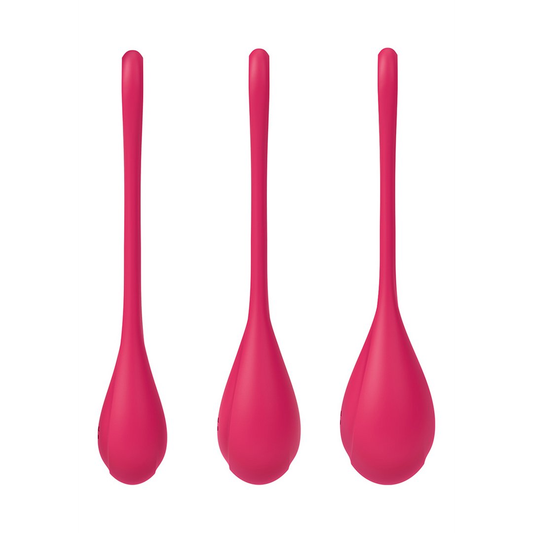 Kegelballetjes Set - Rood - EroticToyzProducten,Toys,Sexuele Training,Vaginale ballen Ben Wa - ballen,,GeslachtsneutraalSatisfyer