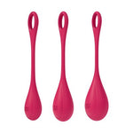 Kegelballetjes Set - Rood - EroticToyzProducten,Toys,Sexuele Training,Vaginale ballen Ben Wa - ballen,,GeslachtsneutraalSatisfyer