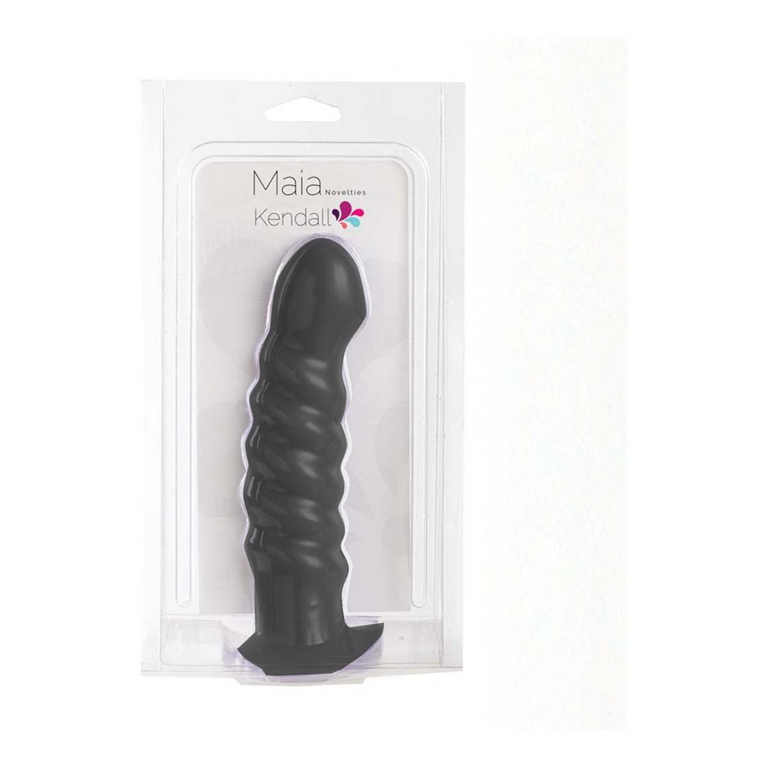 'Kendall Siliconen Dildo met Zuignap 18 cm - Zwart' - EroticToyzKlassieke Dildo'sMaiatoys