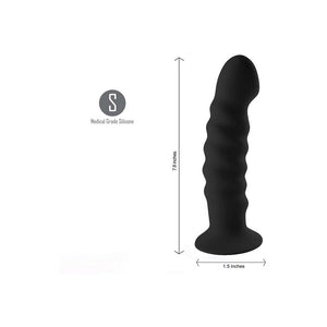 'Kendall Siliconen Dildo met Zuignap 18 cm - Zwart' - EroticToyzKlassieke Dildo'sMaiatoys