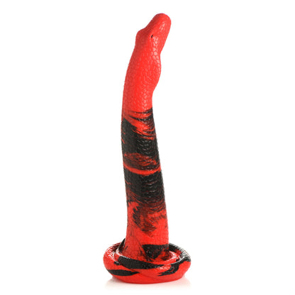 King Cobra Dildo 36 cm – Rood/Zwart – Met Zuignap - EroticToyzNiet - Fallische Dildo'sXR Brands