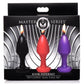 XR Brands Massagekaars Paars Rood - Pleasureplay MassagekaarsenXR Brands