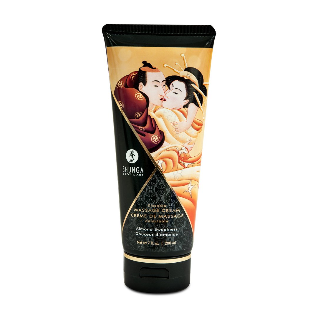 'Kissable Massagecrème - Amandel Zoetheid 200 ml' - EroticToyzMassage OliënShunga