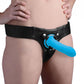 Vibrerende Dildo - Blauw 16,7 cm - Pleasureplay Strap On VibratorsXR Brands