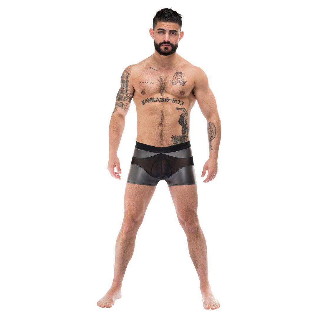 Korte Broek - L - Grijs - Ultra Dun en Flexibel - EroticToyzProducten,Lingerie,Lingerie voor Hem,Boxershorts,,MannelijkMale Power