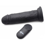 Vibrerende Dildo Met Afstandsbediening - Zwart 16,5cm - Pleasureplay Realistische VibratorsXR Brands