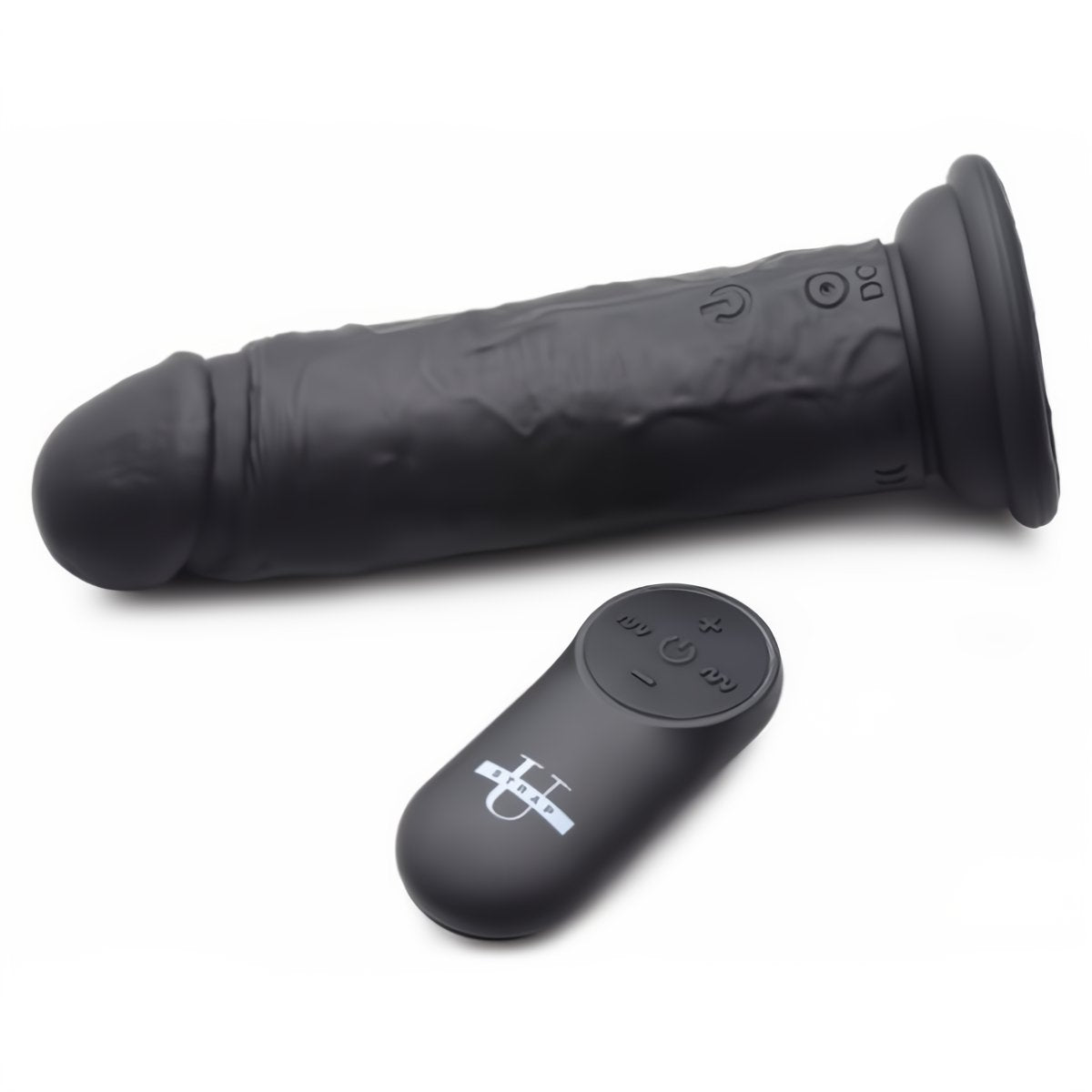 Vibrerende Dildo Met Afstandsbediening - Zwart 16,5cm - Pleasureplay Realistische VibratorsXR Brands