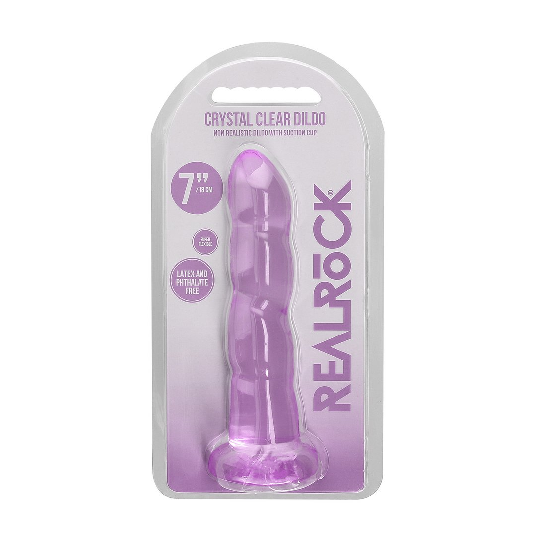 Kristalheldere Dildo - 17 cm - Voor Anaal en Vaginaal Gebruik - EroticToyzProducten,Toys,Dildos,Realistische Dildo's,,GeslachtsneutraalRealRock by Shots