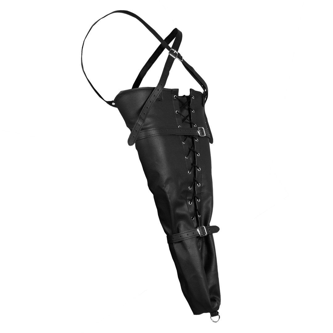 Lace - up Full Sleeve Arm Restraint - Black - EroticToyzProducten,Toys,Fetish,Restraints,,Ouch! by Shots