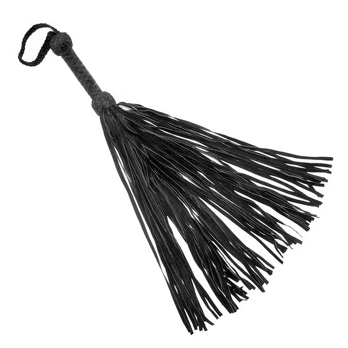 Leather Suede Flogger - Black - EroticToyzProducten,Toys,Fetish,Slaan en Plagen,Zwepen en Floggers,,GeslachtsneutraalProwler Red