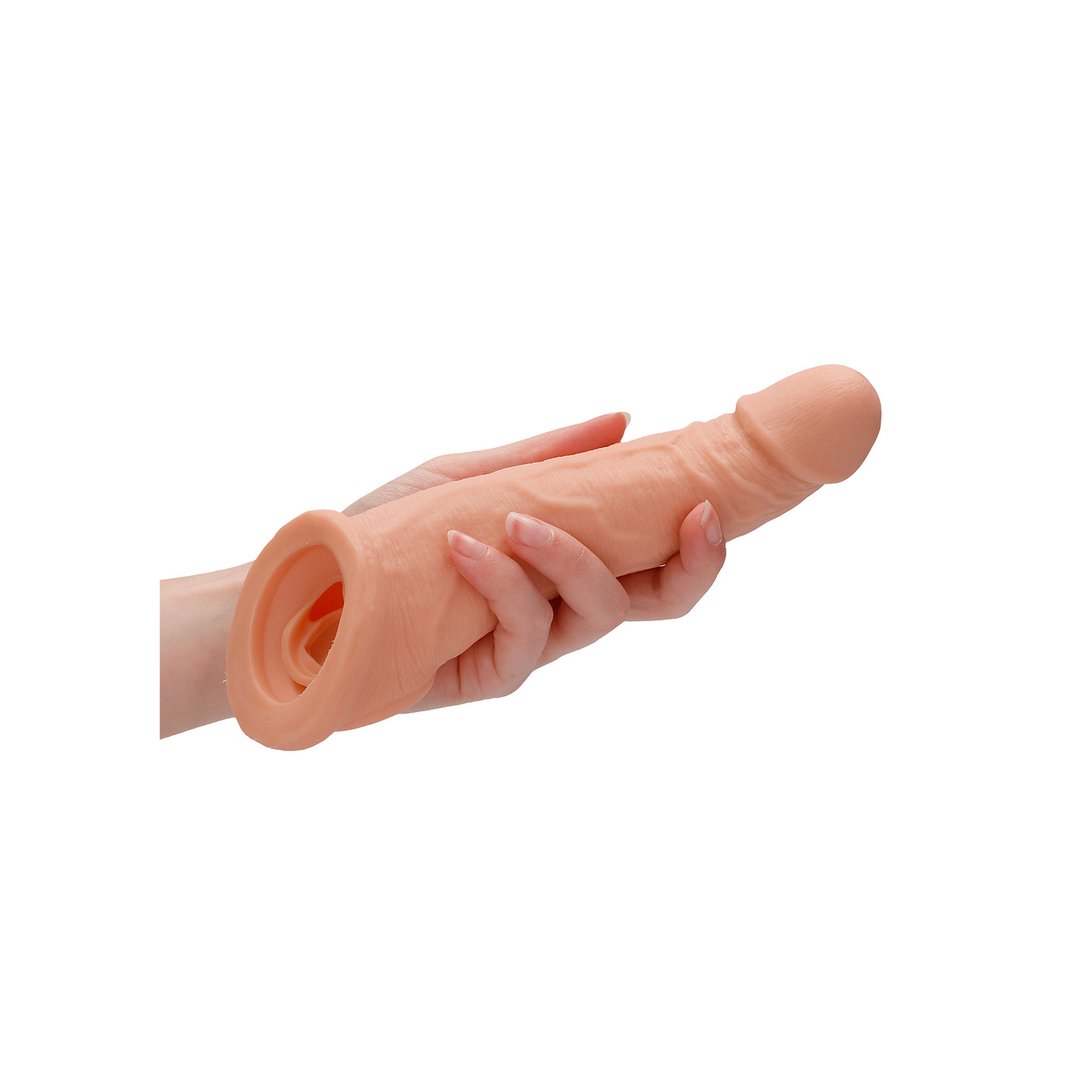 Levensechte Penis Sheath - 20 cm RealRock - EroticToyzProducten,Toys,Toys voor Mannen,Penis Sleeve,,MannelijkRealRock by Shots