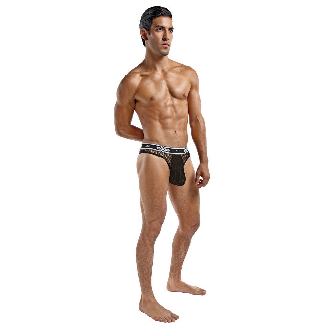 Lo Rise Thong - M - Black - EroticToyzProducten,Lingerie,Lingerie voor Hem,Strings,,MannelijkMale Power