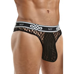 Lo Rise Thong - XL - Black - EroticToyzProducten,Lingerie,Lingerie voor Hem,Strings,,MannelijkMale Power