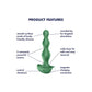 Anaal Vibrator Plug - Koel Grijs - Pleasureplay Buttplugs Anale Dildo's VibrerendSatisfyer