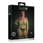 Neon Crop Top en Lange Rok Set - Roze/Groen, XS/XXXXL - Pleasureplay 2 - Delige SetOuch! by Shots