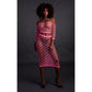 Lange Mouw Crop Top en Lange Rok Set - Neon Roze - Pleasureplay 2 - Delige SetOuch! by Shots