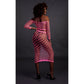 Lange Mouw Crop Top en Lange Rok Set - Neon Roze - Pleasureplay 2 - Delige SetOuch! by Shots