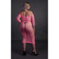 Neon Crop Top en Lange Rok - UV Geactiveerd - Pleasureplay 2 - Delige SetOuch! by Shots