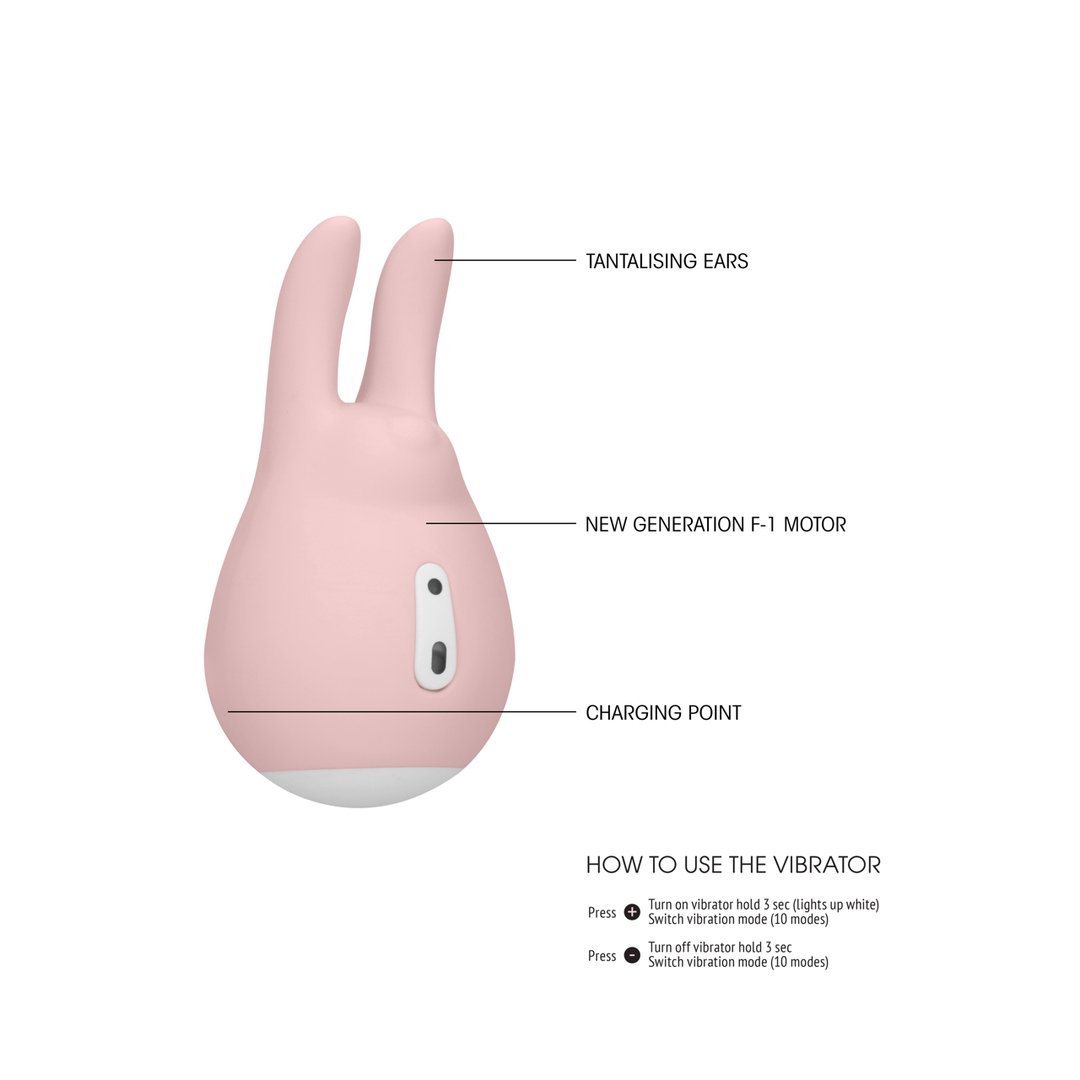 Loveline Siliconen Clitoral Vibrator Roze - Pleasureplay Tip VibratorLoveline by Shots