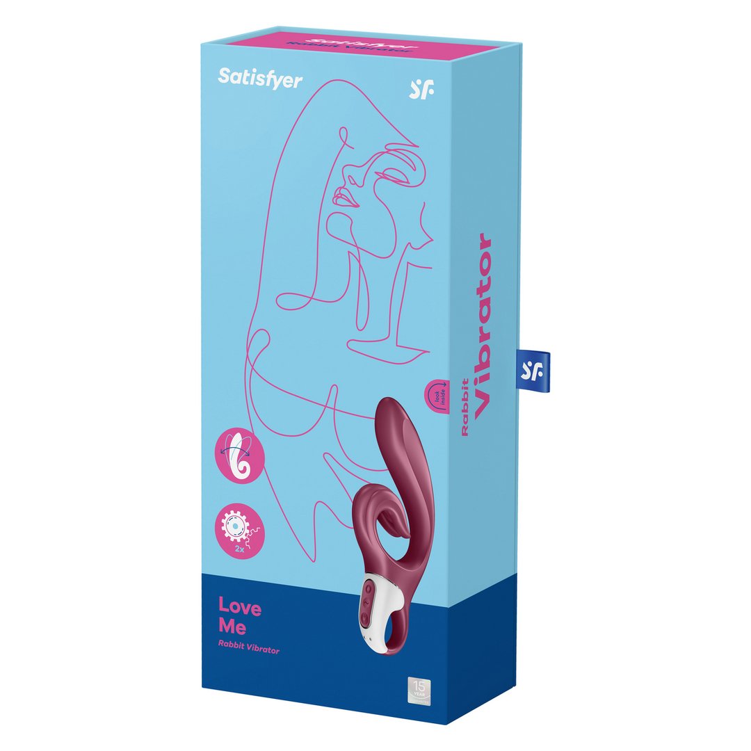 Love Me - G - Spot and Clitoral Stimulator - EroticToyzProducten,Toys,Vibrators,Rabbit Vibrators,,GeslachtsneutraalSatisfyer